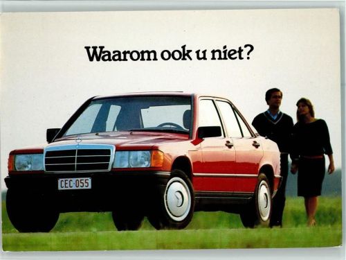 Werbung - Mercedes 190 AK