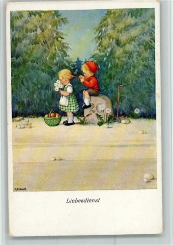 Poesie - Haare flechten - Liebesdienst, signiert