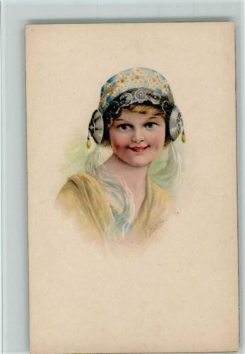 Brabant Nr. 1798 - Frauenkopf , Haarschmuck , sign H. Student gute Erhaltung
