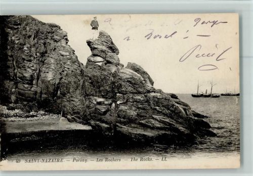 Saint-Nazaire Porsay - Les rochers , the Rocks AK