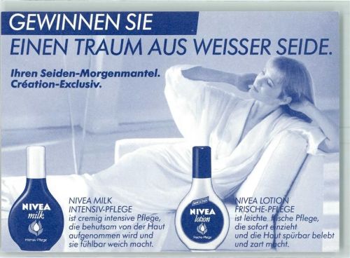 1987 Nivea Lotion Beiersdorf Gewinnspiel AK