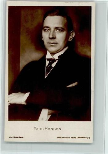 Paul Hansen - Photo Binder-Berlin , gute Erhaltung Opernsänger