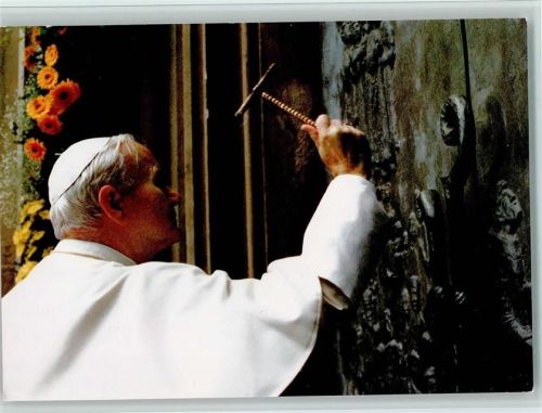 Kevelaer Johannes Paul II bei der Öffnung des Pilgerportals , sehr gute Erhaltung