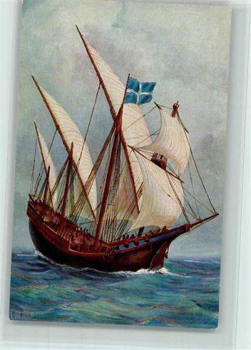 Segelschiff Nr. 235 Karavelle 15. Jahrh.