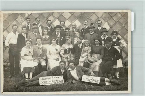 1921 Der Musterhof - Ostern Trachten Österreich