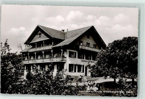Mittelberg Gasthaus zur Krone Fahradfahrer