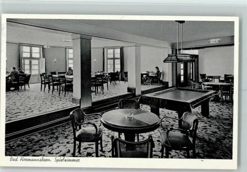 Bad Hermannsborn Spielzimmer Billardtisch