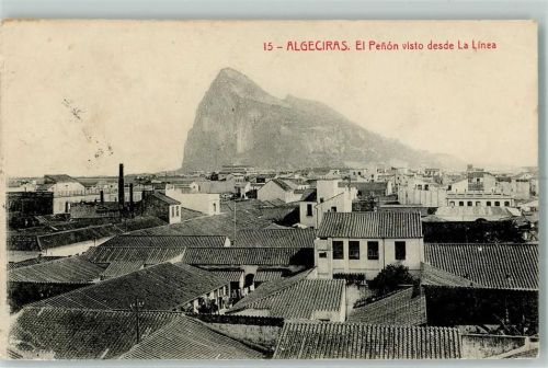 Algeciras En Penon visto desde La Linea