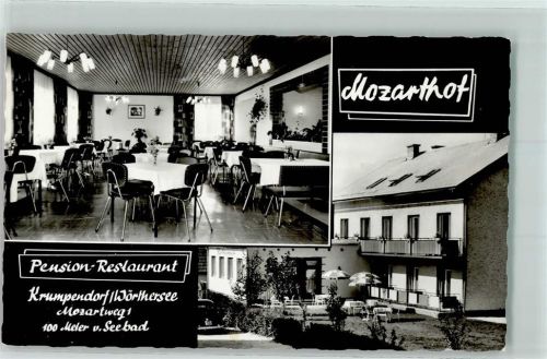 Krumpendorf Pension Gasthaus Mozarthof Terrasse Auto