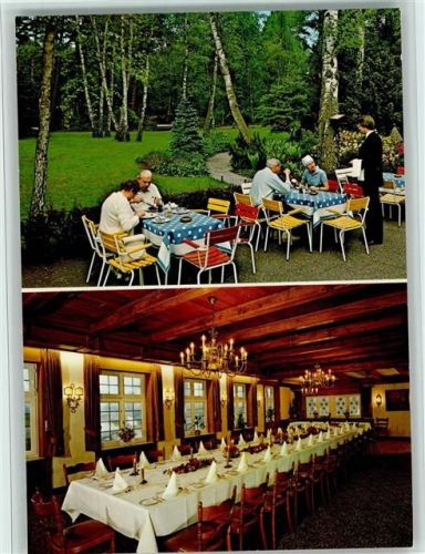 Telgte Heidehotel Waldhütte Terasse Innenansicht