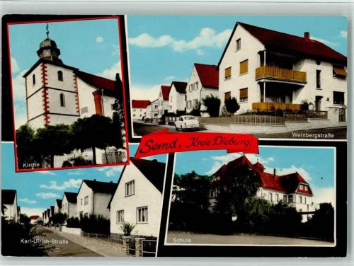 Semd Kirche Weinbergstraße Karl-Ulrich-Straße Schule 4-Bildaufnahme