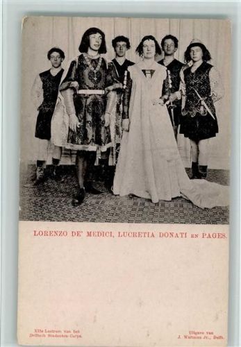 XIIe Lustrum - 1908 - Medici, Lucretia en Pages AK