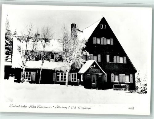 Altenberg Waldschänke Altes Raupennest Winter