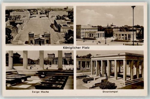 1938 Königlicher Platz - MA Stempel Werbung : Handwerks -Ausstellung Berlin 1938 - Verlag Lengauer Nr. 396