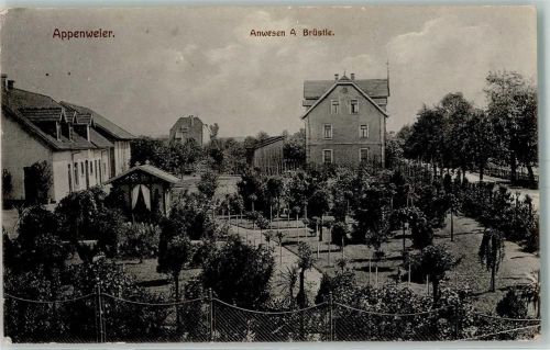 Appenweier 1916 Anwesen A Brüstle Kriegsverpflegungsanstadt