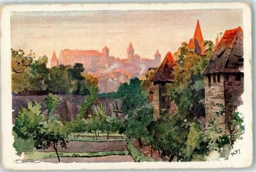 Nürnberg Blick vom Spittlertorgraben Nr 557