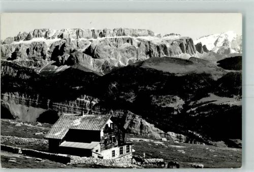 Raschötzhütte Rifugio Rasciesa Raschötz Hütte g. Sella u. Marmolada
