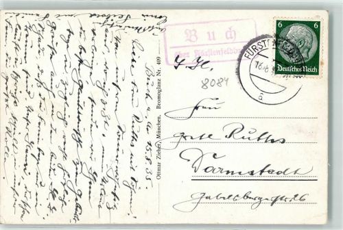Fürstenfeldbruck Landpoststempel Buch Ammersee