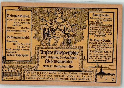 Unsere Kriegserfolge Rückseite Gedicht von Hoffmann von Fallersleben
