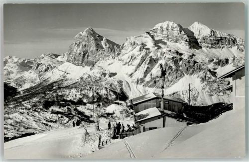 Cortina d'Ampezzo Capanna Tondi verso le Tofane Winter
