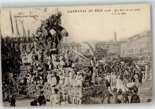 1908 Ca tire et ca vient Festwagen
