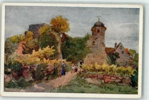 St. Martin Nr. 379 sign. Croissant Aug. Die Kropsburg