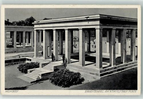 München Ehrentempel am Königlichen Platz , Verlag Lengauer Nr. 371