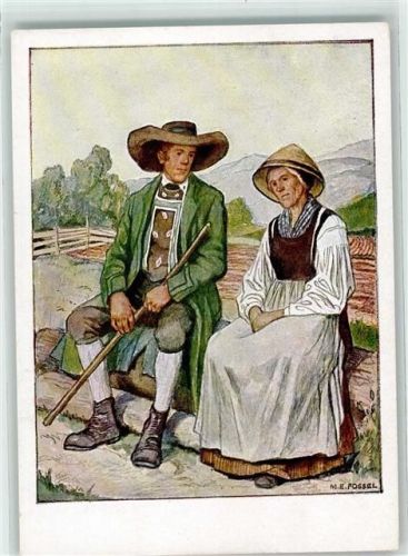 Weiz Volkstracht aus der Oststeiermarkt sign. M.Fossel