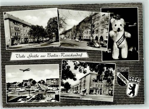10115 W1000 Reinickendorf - Teddybär Waldstraße Ollenhauerstraße Ernst Schumacher-Platz