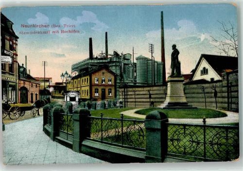 Neunkirchen Stummdenkmal Hochöfen