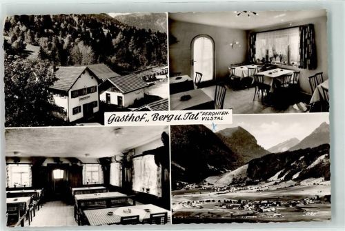 Pfronten Vilstal Gasthaus Berg und Tal Gaststube