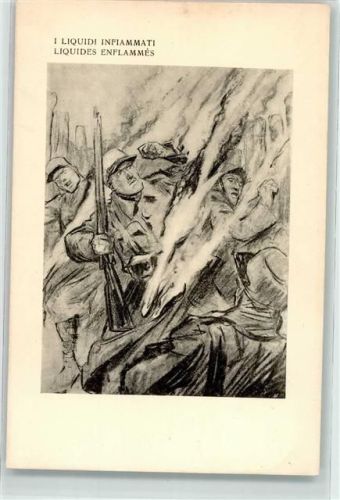 1917 Nr. 65 sign. Louis Raemaekers Liquides Enflammes