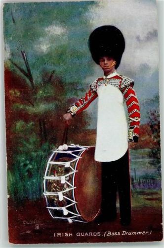 Irish Guards Bass Drummer Uniform Tucks Oilette Nr. 9431