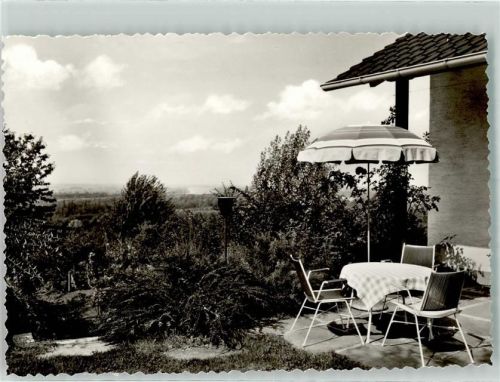 Bamlach Pension Haus Rheinblick Terrasse