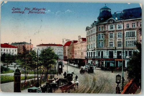 Lemberg Straßenbahn Marienplatz