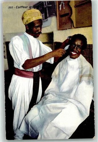 Barbier Coiffeur arabe Volkstypen Lehnert & Landrock Photo