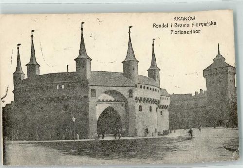 Krakau 1914 Floriantor