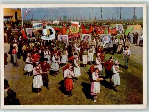 1951 Die Jugend der Welt will Frieden - Demonstration der polnischen Jugend , Politik