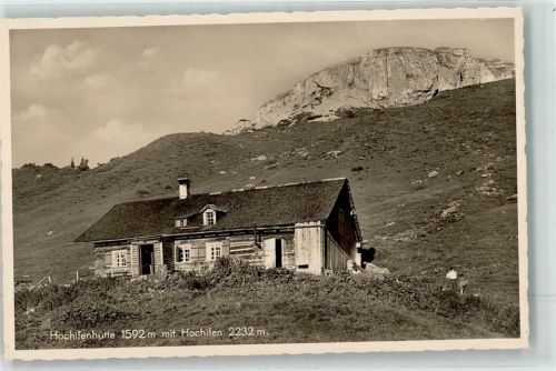 Ifenhütte mit Hochifen Hüttenstempel