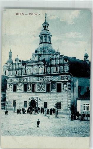 Stribro 1911 Rathaus