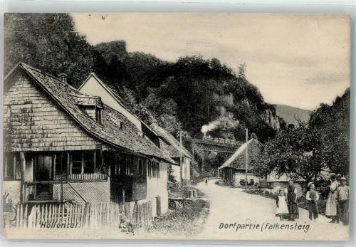 Falkensteig 1913 Dorfstraße