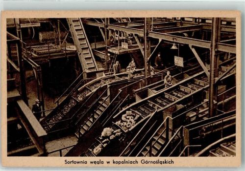 Kohlesortieranlage oberschlesischer Minen
