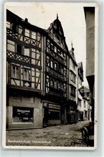 Bernkastel-Kues 1942 WK II Fachwerkhäuser