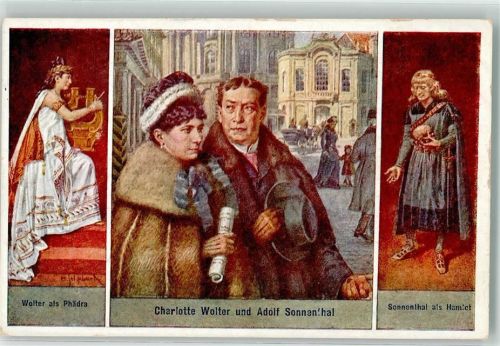 Charlotte Wolter und Adolf Sonnenthal