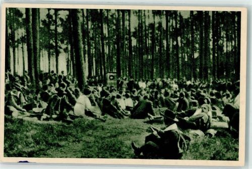 100 Jahre - Illegale Jugendversammlung im Walde während des Krieges WK I