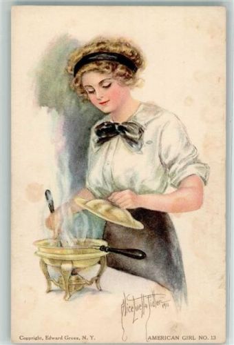College Series Nr. 4 American Girl Nr. 13 beim Kochen Warmhaltegeschirr