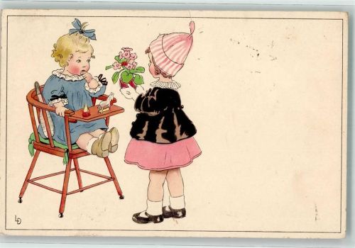 1923 Meissner u. Buch Serie 2611 Kind im Hochstuhl