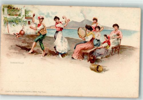Tarantella Volkstanz Kastagnette