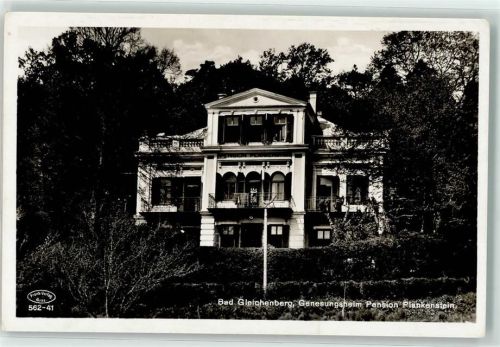 Bad Gleichenberg 1943 Genesungsheim Pension Blankenstein
