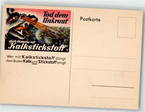 Kalkstickstoff Tod dem Unkraut